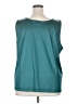 Terry Lewis Teal Sleeveless Blouse Size 3X - photo 2