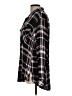 Sanctuary 100% Rayon Plaid Black Long Sleeve Button-Down Shirt Size L - photo 5