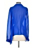 Rory Beca Blue Long Sleeve Blouse Size S - photo 2