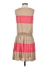 Cache 100% Polyester Color Block Tan Casual Dress Size S - photo 2
