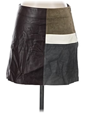Theory Faux Leather Skirt (view 1)