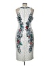 H&M Print White Cocktail Dress Size L - photo 2