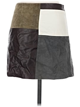 Theory Faux Leather Skirt (view 2)
