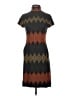 Etcetera Chevron-herringbone Brown Casual Dress Size 2 - photo 1