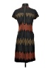 Etcetera Chevron-herringbone Brown Casual Dress Size 2 - photo 2