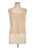 St. John Tan Sleeveless Top Size L - photo 1