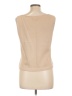 St. John Tan Sleeveless Top Size L - photo 2
