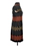 Etcetera Chevron-herringbone Brown Casual Dress Size 2 - photo 4