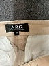 APC 100% Cotton Solid Tan Khaki Shorts Size 36 waist - photo 3