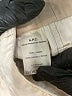 APC 100% Cotton Solid Tan Khaki Shorts Size 36 waist - photo 4