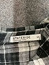Stateside 100% Cotton Plaid Black Long Sleeve Button-Down Shirt Size M - photo 7