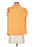 Maison d' Amelie 100% Polyester Orange Short Sleeve Blouse Size S - photo 2