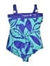 Jag Print Blue One Piece Swimsuit Size 18 - photo 2