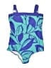 Jag Print Blue One Piece Swimsuit Size 18 - photo 1