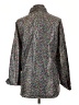 Obermeyer 100% Cotton Floral Gray Long Sleeve Blouse Size L (estimated) - photo 2