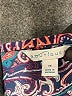Boutique + 100% Polyester Paisley Blue 3/4 Sleeve Blouse Size 1X Plus - photo 7