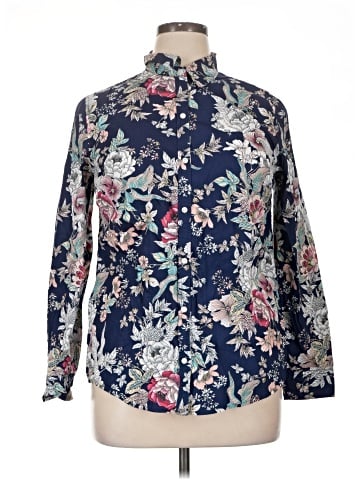 Charter Club Long Sleeve Button-Down Shirt (view 1)