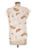 Haute Monde 100% Polyester Ivory Short Sleeve Blouse Size L - photo 2
