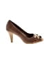 Aerosoles Animal Print Brown Heels Size 9 - photo 1
