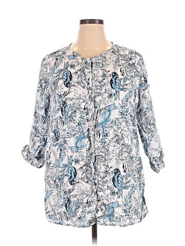 Tahari 3/4 Sleeve Blouse (view 1)