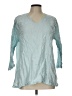 Unbranded Teal Blue 3/4 Sleeve Blouse Size L (estimated) - photo 1