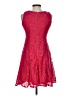 db established 1962 100% Polyester Red Cocktail Dress Size 4 Petite - photo 2