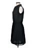 H&M 100% Polyester Solid Black Casual Dress Size 4 - photo 5