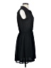 H&M 100% Polyester Solid Black Casual Dress Size 4 - photo 4