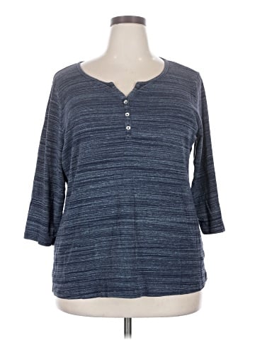 Croft & Barrow Long Sleeve Henley (view 1)