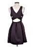 Express Solid Purple Cocktail Dress Size 2 - photo 2