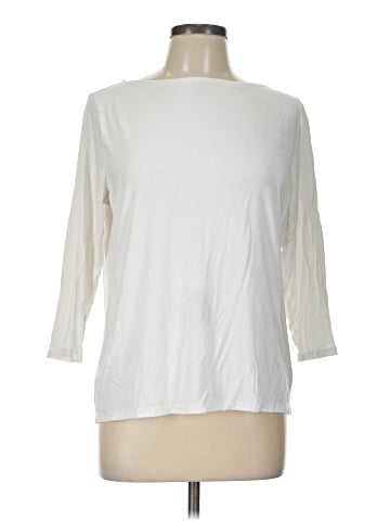 Ann Taylor Factory 3/4 Sleeve T-Shirt (view 1)