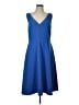 Ann Taylor Solid Blue Cocktail Dress Size 10 - photo 1