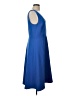 Ann Taylor Solid Blue Cocktail Dress Size 10 - photo 4