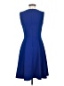 Roz & Ali Solid Blue Cocktail Dress Size 2 - photo 2
