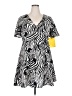 Sugar Lips Animal Print Black Casual Dress Size 2X - photo 1