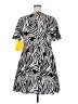 Sugar Lips Animal Print Black Casual Dress Size 2X - photo 2