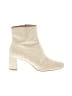 Loeffler Randall 100% Leather Ivory Ankle Boots Size 10 1/2 - photo 1