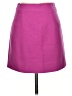 J.Crew Solid Purple Wool Skirt Size 00 - photo 1