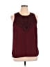 Mossimo 100% Polyester Burgundy Sleeveless Blouse Size XL - photo 1