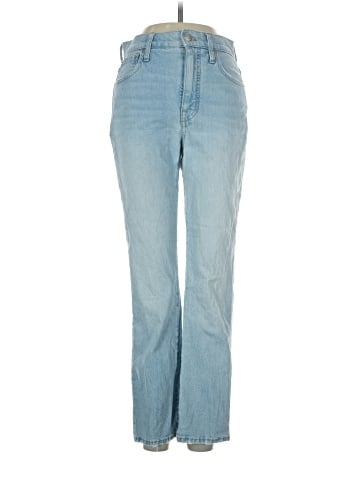 Madewell Slim Demi-Boot Jeans in Bellmeade Wash (view 1)