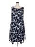 Connected Apparel 100% Polyester Blue Casual Dress Size 20 - photo 1