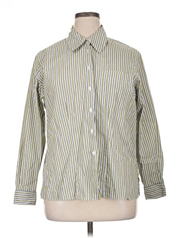 Elisabeth by Liz Claiborne Long Sleeve Button-Down Shirt (view 1)