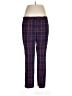 Trina Turk Plaid Blue Casual Pants Size 14 - photo 1