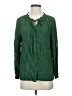 ModCloth 100% Viscose Green Long Sleeve Blouse Size XS - photo 1