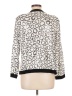 misook Animal Print White Cardigan Size L - photo 2