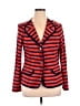 CAbi 100% Cotton Stripes Red Blazer Size XL - photo 1