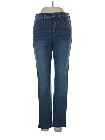 Madewell 9" Mid-Rise Skinny Jeans in Orland Wash: TENCEL&trade; Denim Edition (view 1)