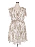Sugar Lips 100% Polyester Floral Ivory Casual Dress Size 2X - photo 1