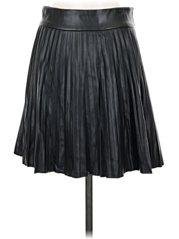 Zara Faux Leather Skirt (view 2)