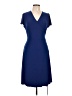 IMAN Solid Blue Cocktail Dress Size L - photo 1